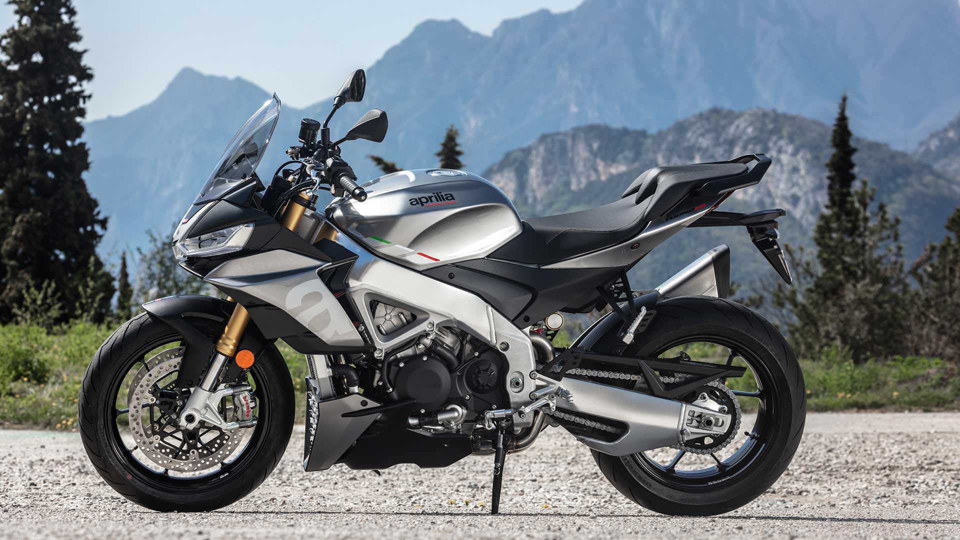 thumbnail image 2 of Powerbronze Dark Tint Double Bubble Screen For Aprilia Tuono V4 (2021-2024) - UK Made 2 of 6